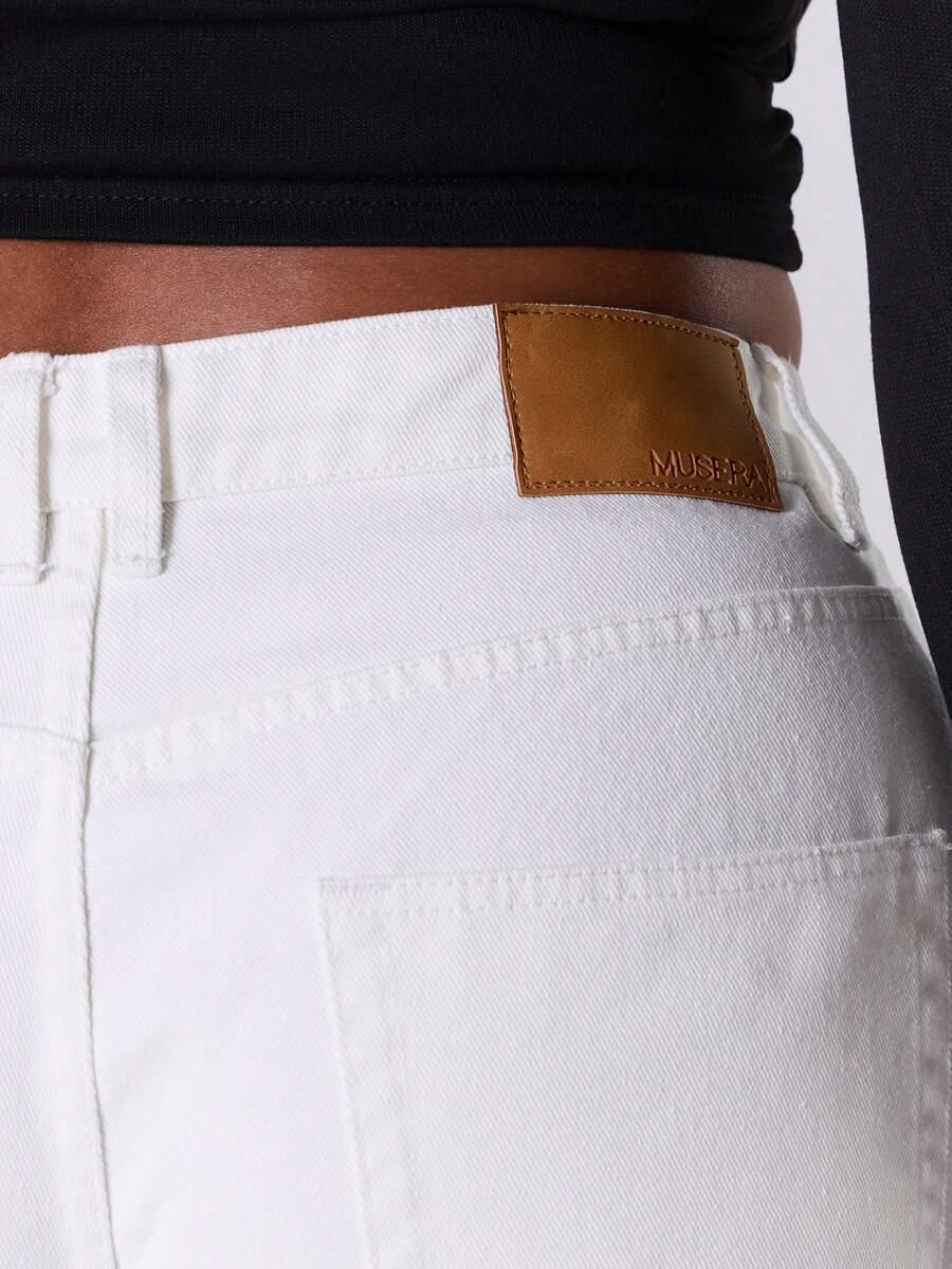 MUSERA BIAŁE SPODNIE JEANSOWE S06__46