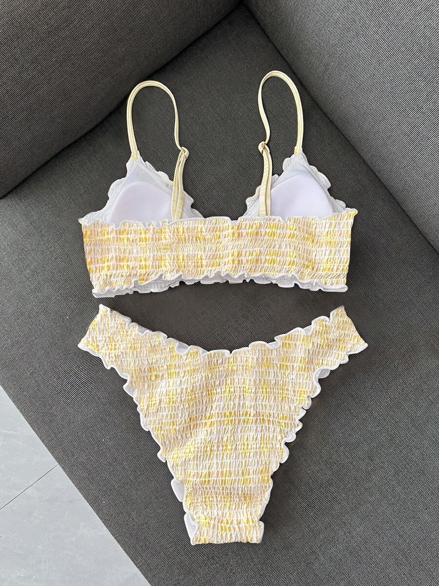 SHEIN DWUCZĘŚCIOWY STRÓJ KĄPIELOWY S09__S