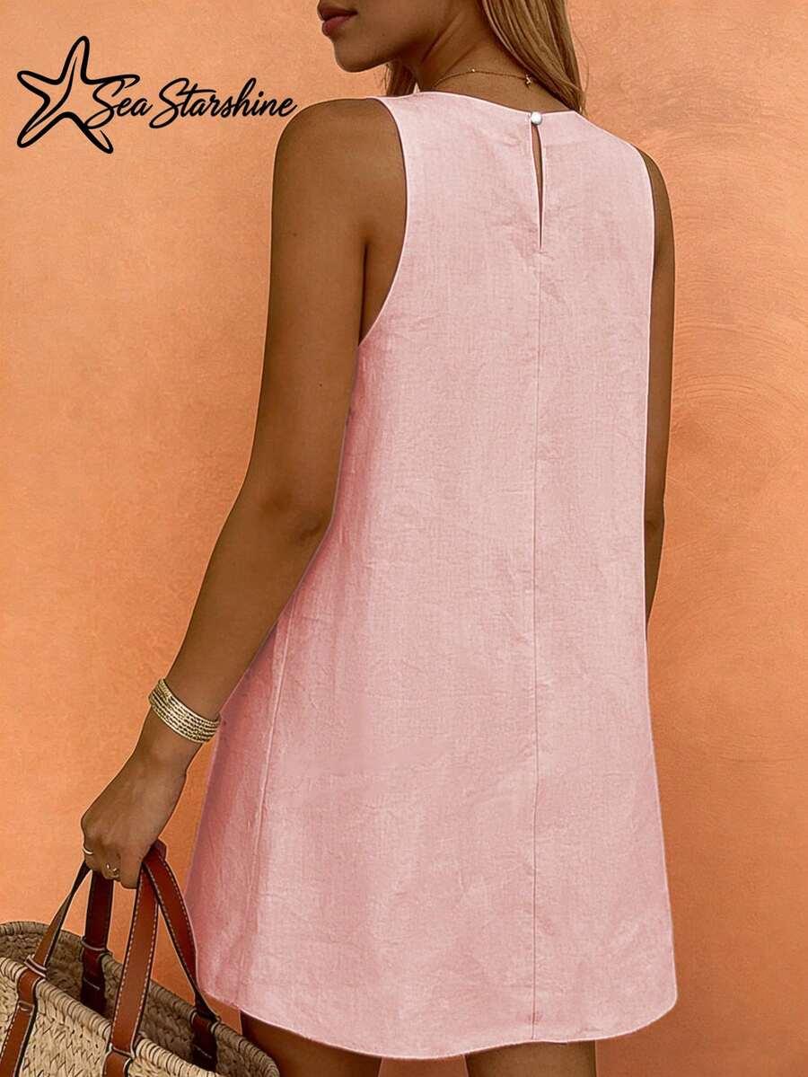 SHEIN RÓŻOWA MINI SUKIENKA S09__M