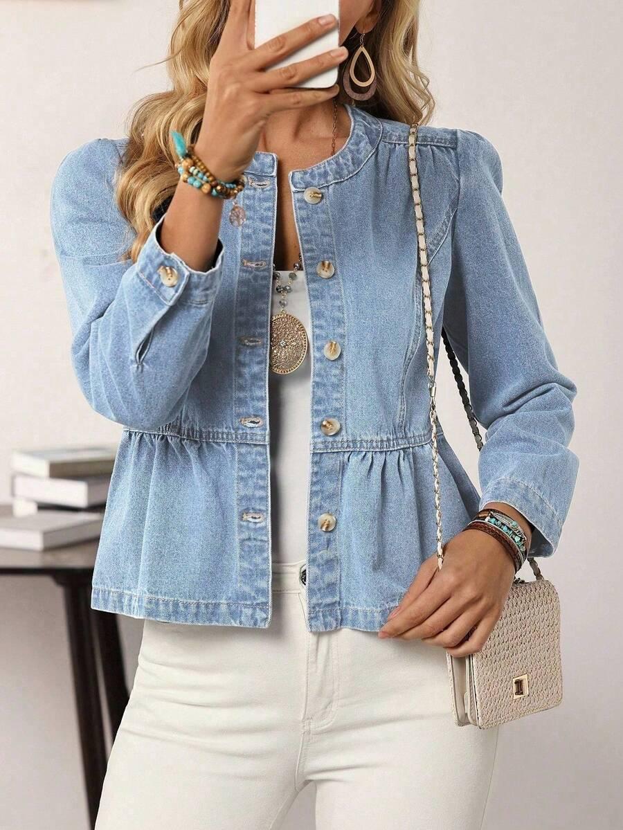 EMERY ROSE NIEBIESKA KURTKA JEANS S06__M