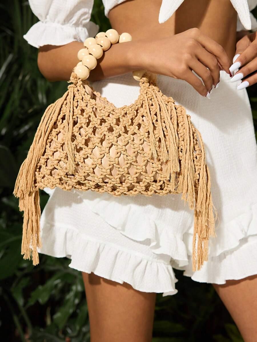 SHEIN BRĄZOWA TOREBKA NA RAMIĘ S07__26X14CM
