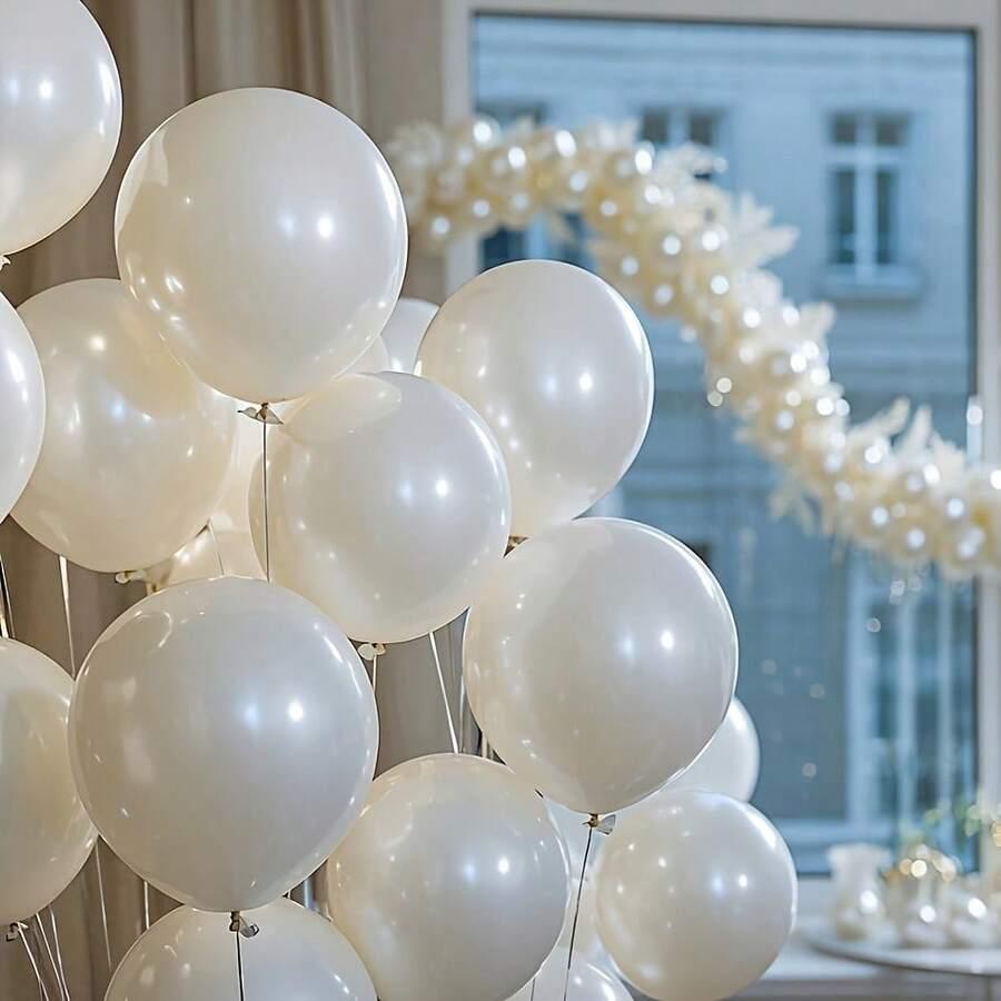 SHEIN BIAŁE BALONY 20-PACK S07