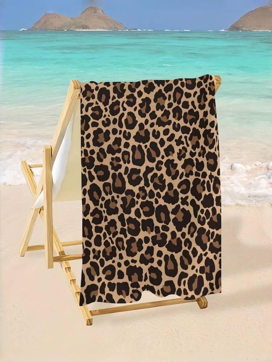 SHEIN RĘCZNIK PLAŻOWY ANIMAL PRINT S07__90X180