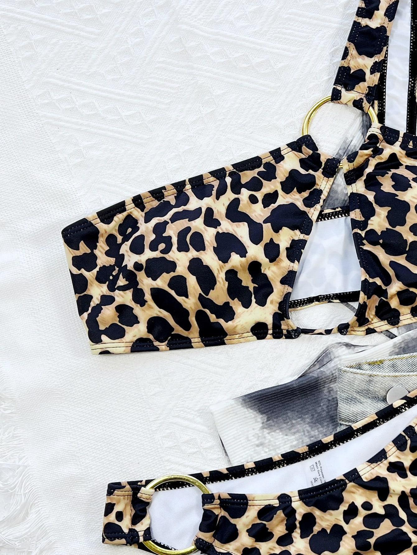 SHEIN DWUCZĘŚCIOWY STRÓJ KĄPIELOWY S09__XL