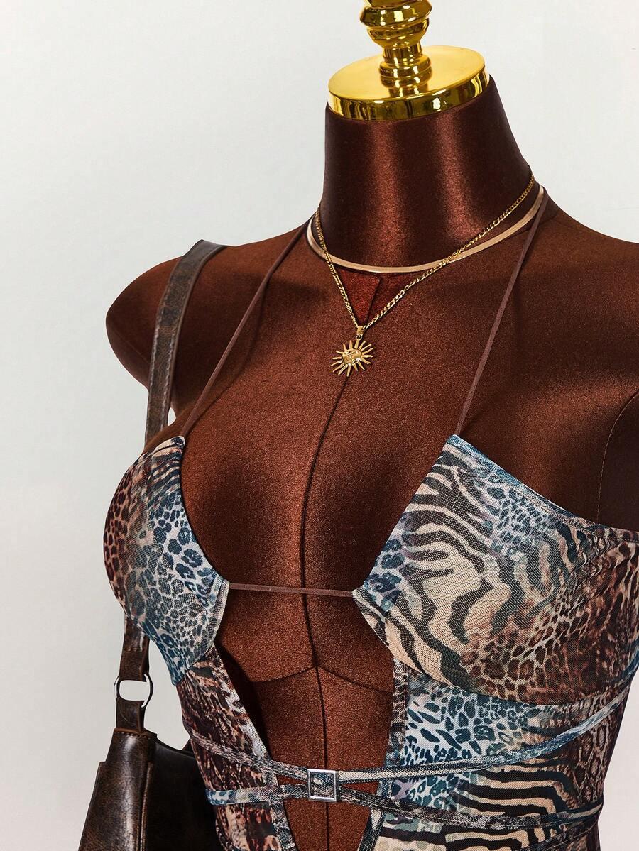 AMPLOVA KOMBINEZON ANIMAL PRINT S06__S