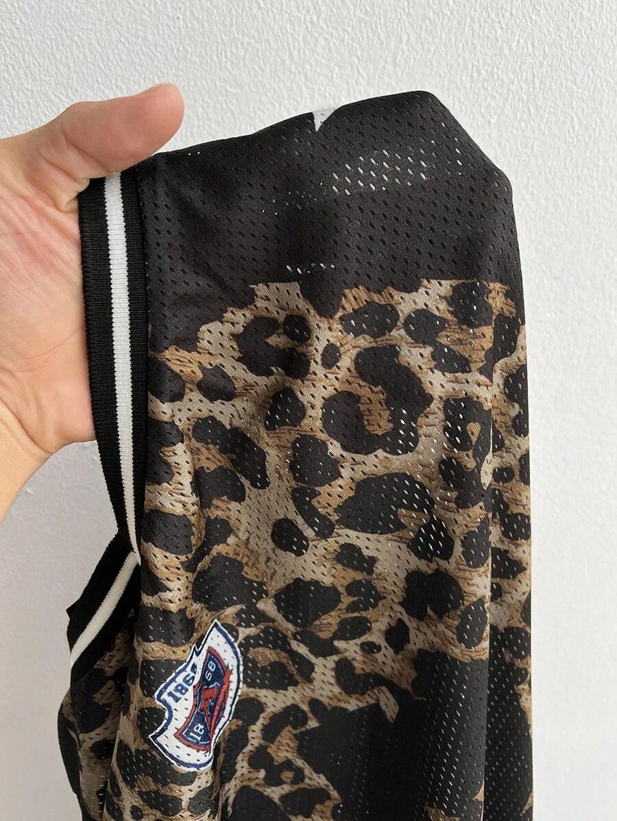 SHEIN BRĄZOWA BLUZKA ANIMAL PRINT S06__XL
