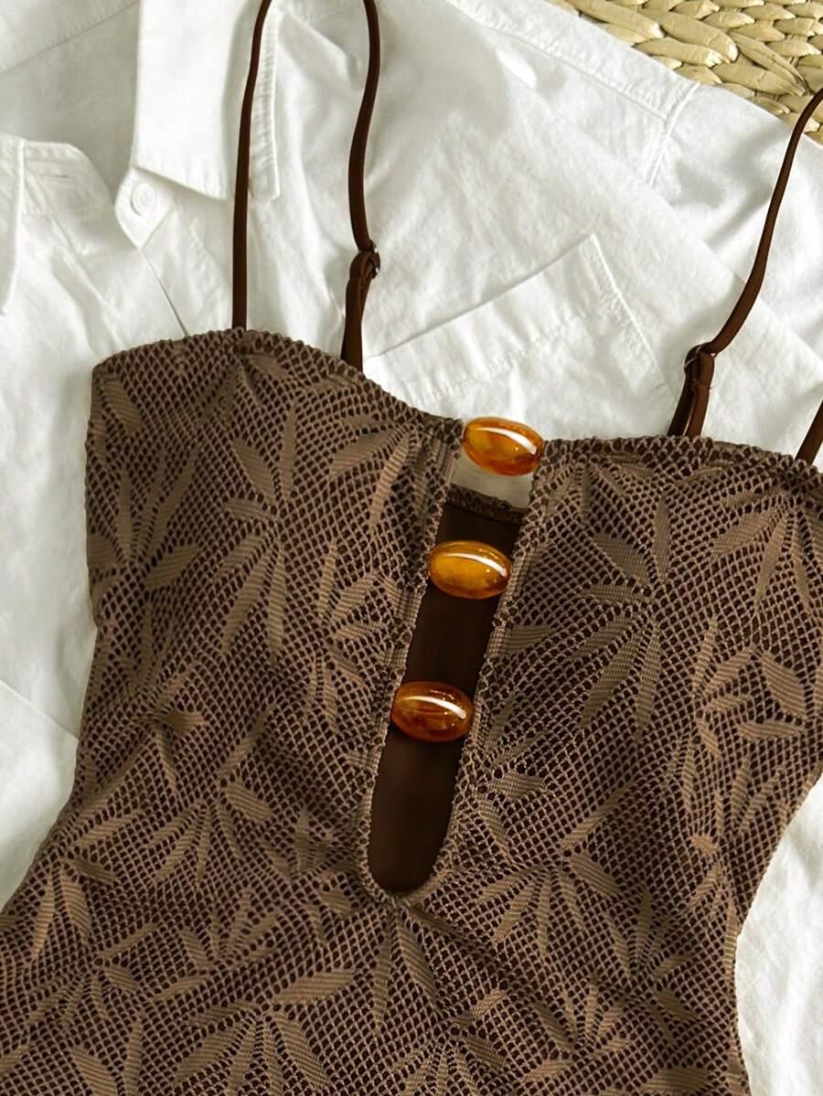 SHEIN JEDNOCZĘŚCIOWY STRÓJ KĄPIELOWY S09__XL