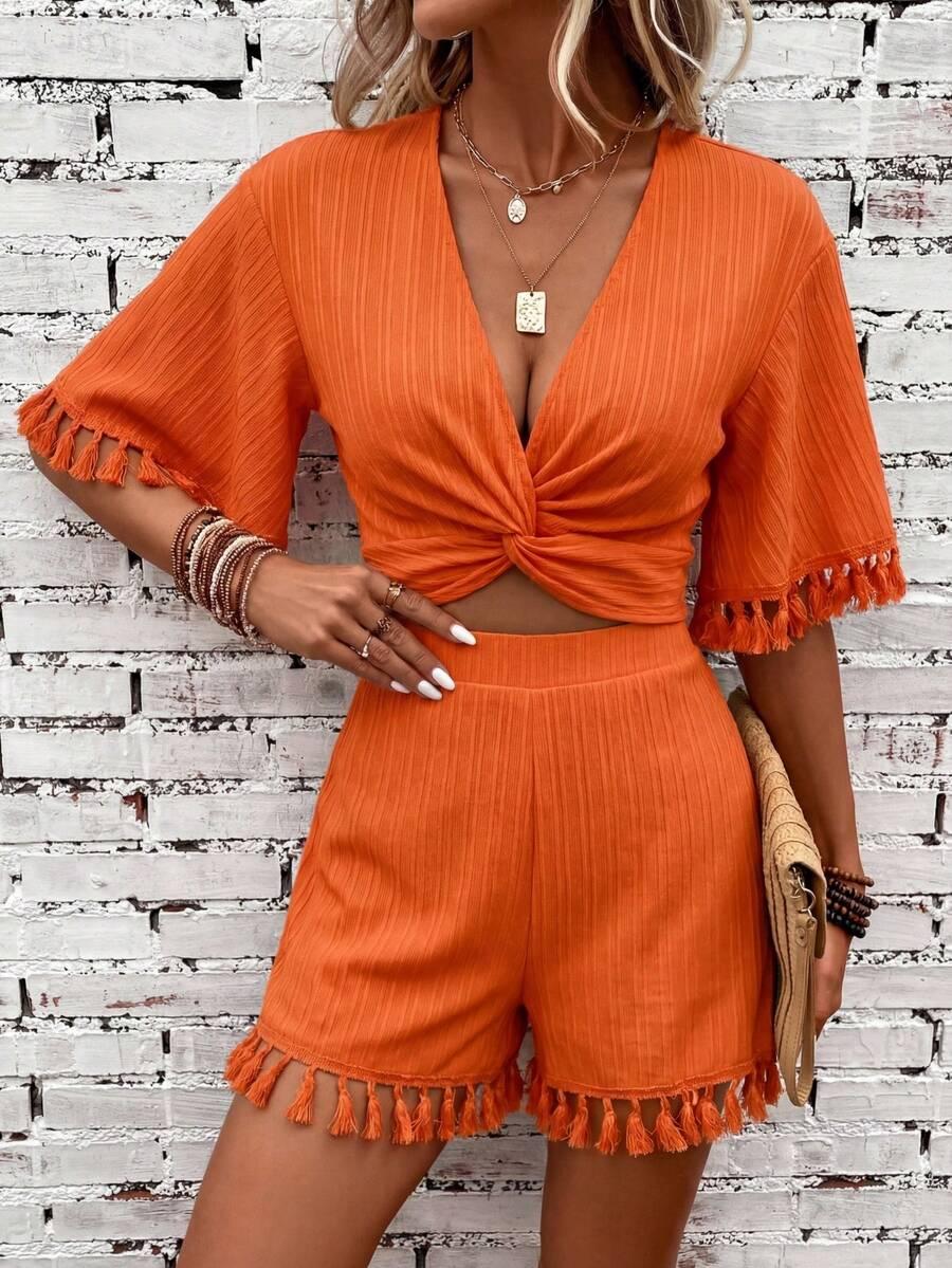 SHEIN BLUZKA SPODENKI KOMPLET S06__M