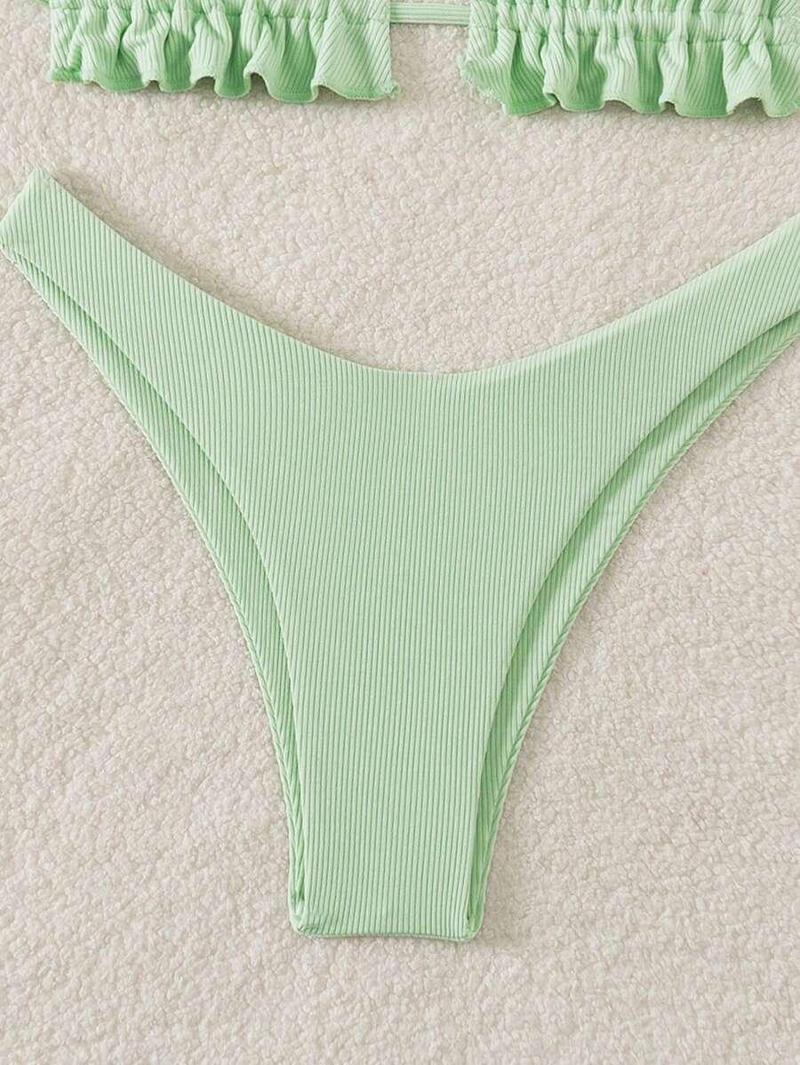 SHEIN STRÓJ KĄPIELOWY DWUCZĘŚCIOWY S09__XL