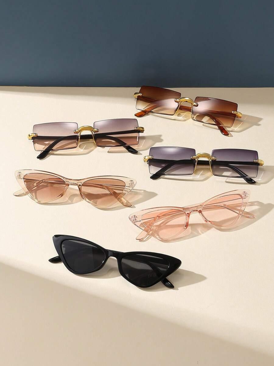 SHEIN OKULARY PRZECIWSŁONECZNE 5-PACK S07