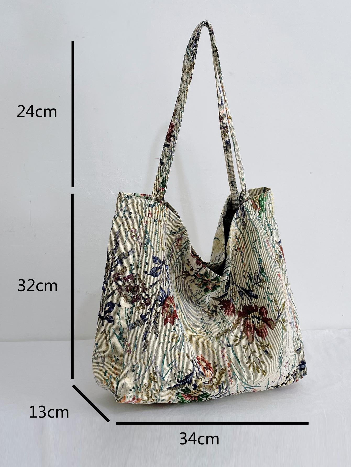 SHEIN TOREBKA NA RAMIĘ WZÓR S07__32X34CM