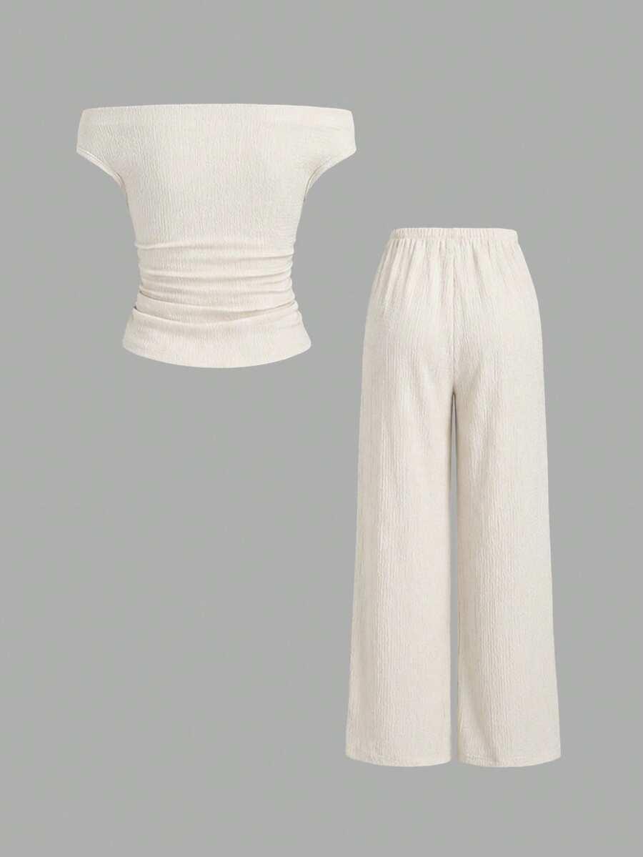 SWEETRA BLUZKA SPODNIE KOMPLET S06__XS