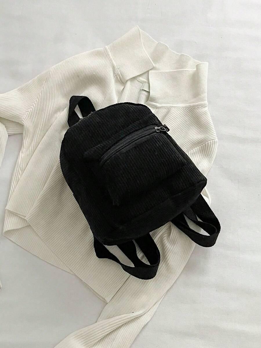 SHEIN MAŁY CZARNY PLECAK S07__19X18X11