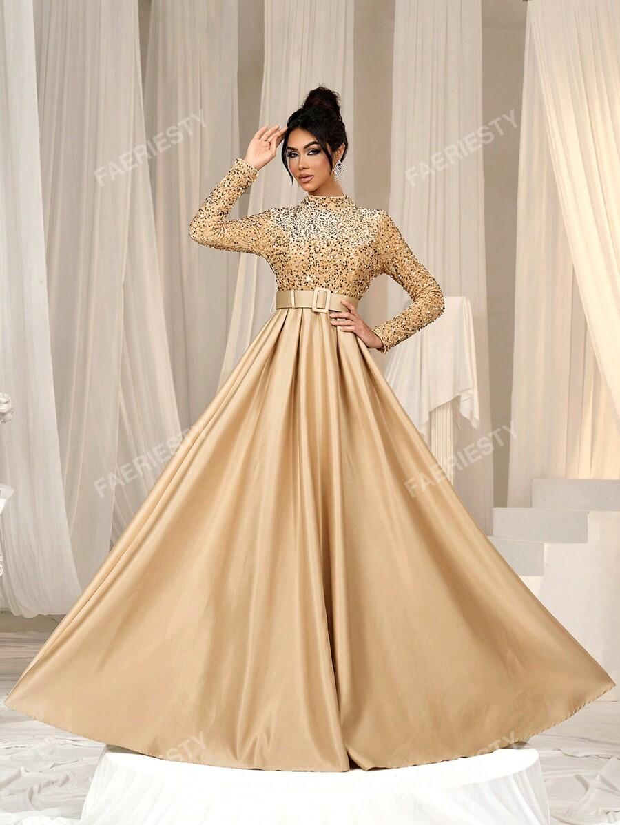 SHEIN MAXI SUKIENKA ZDOBIENIE S09__XS