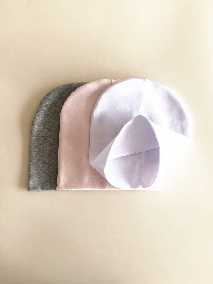 SHEIN CZAPKA BEANIE 3-PACK W01__46-48 CM