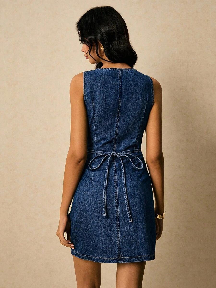 POÉSELLE SUKIENKA JEANS CASUAL S06__XL