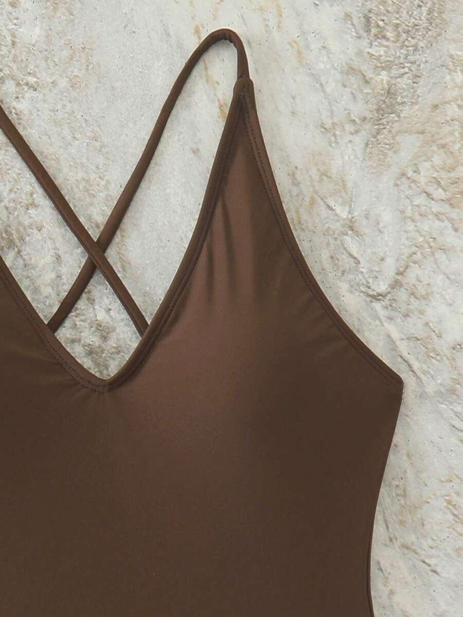SHEIN JEDNOCZĘŚCIOWY STRÓJ KĄPIELOWY S06__M
