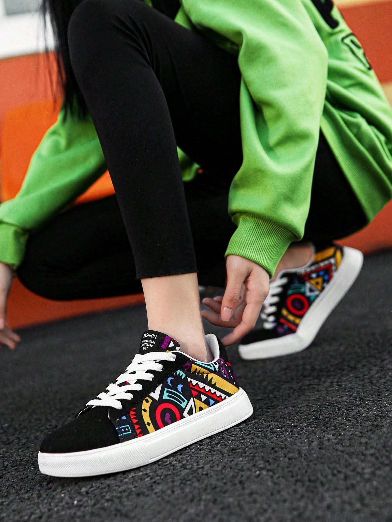 SHEIN SZNUROWANE TRAMPKI WZÓR S06__37