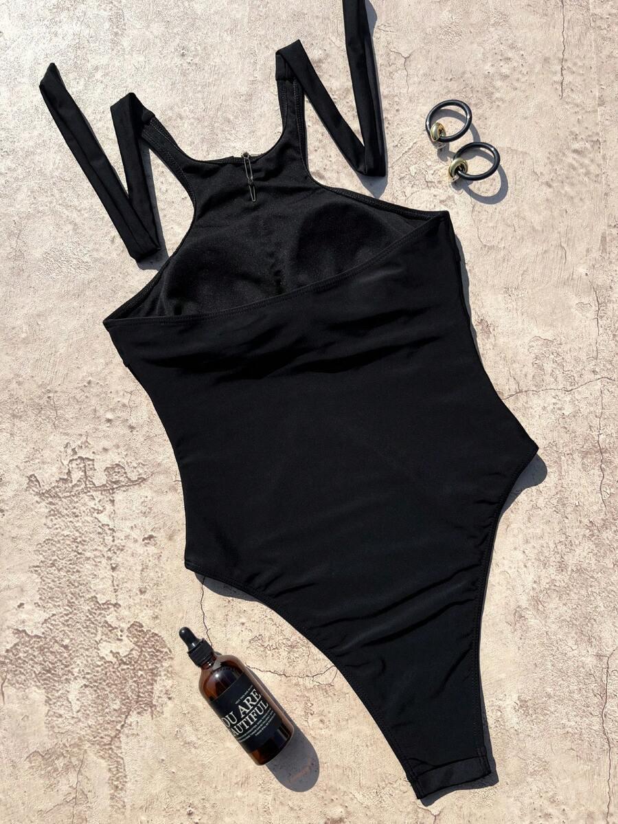 SHEIN JEDNOCZĘŚCIOWY STRÓJ KĄPIELOWY S09__M