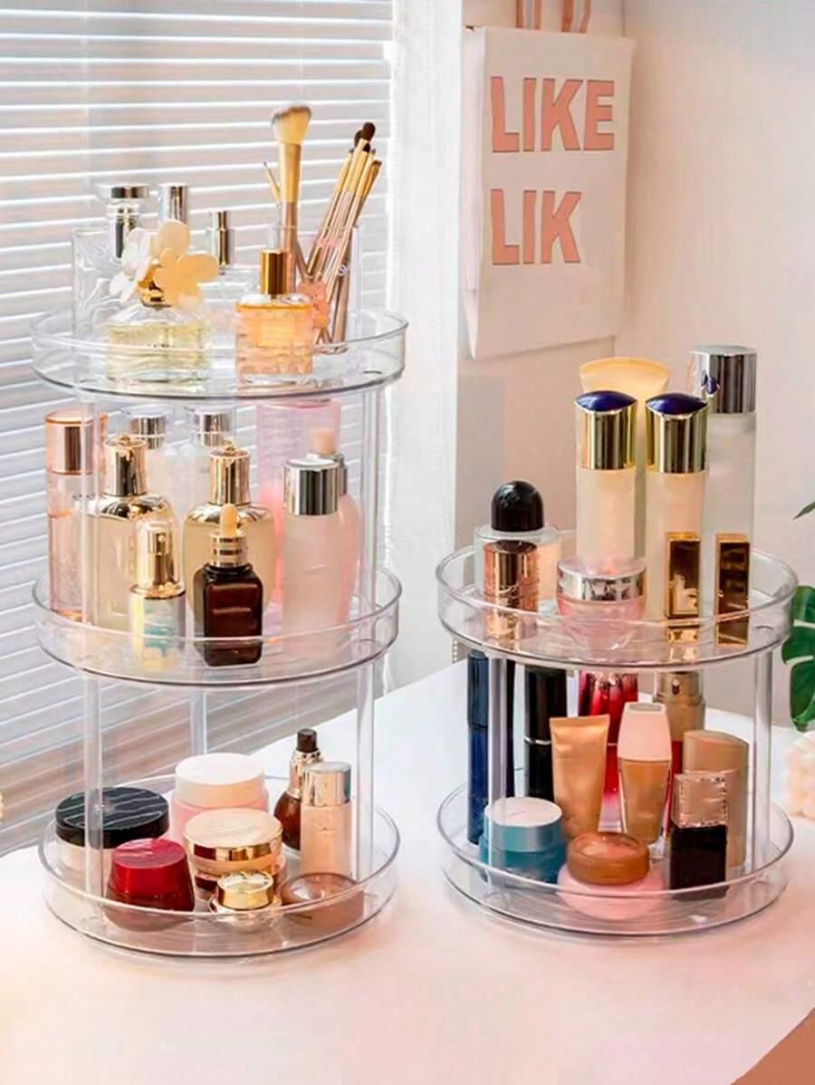 SHEIN PRZEZROCZYSTY ORGANIZER OBROTOWY S07__22 X 23,5 CM