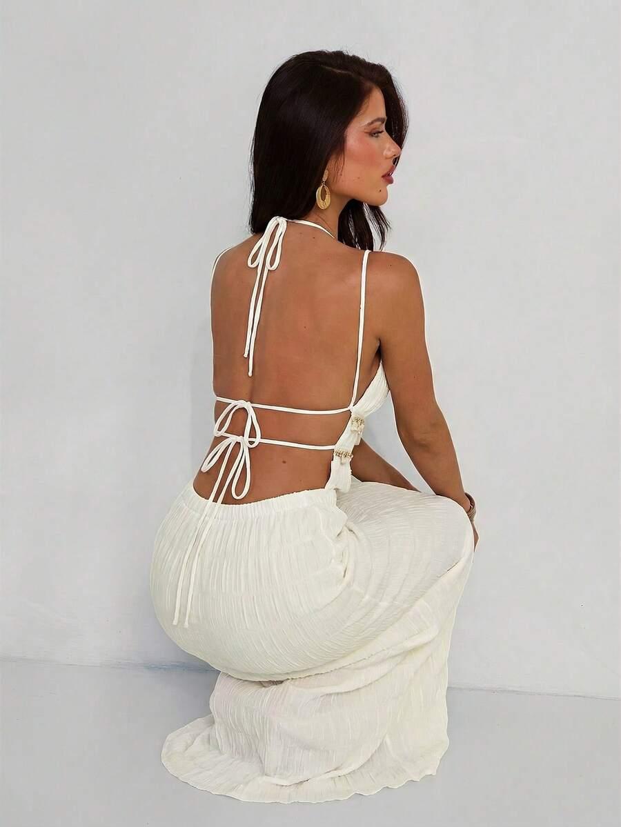 SHEIN ŻÓŁTA MAXI SPÓDNICA S06__M