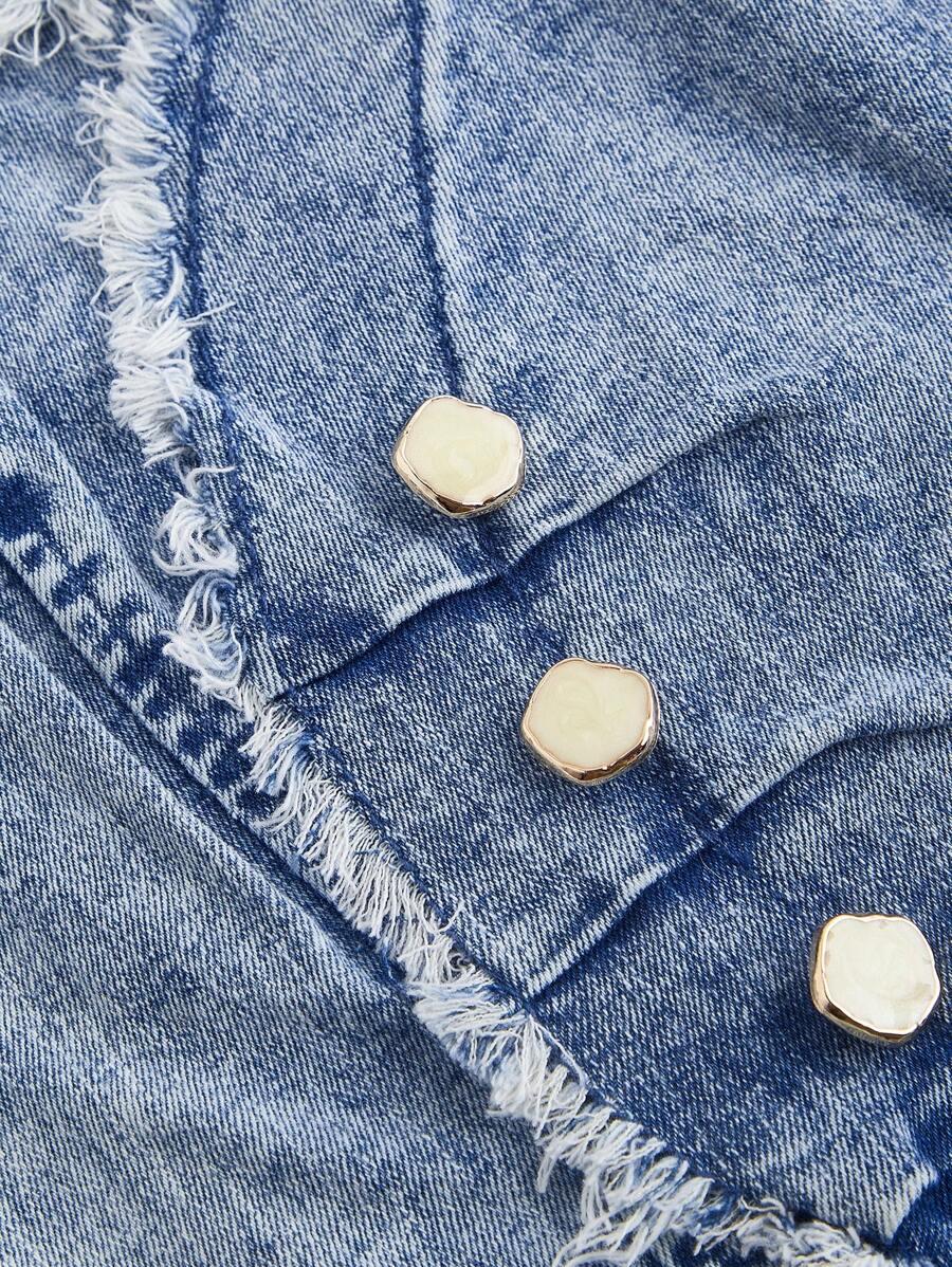 SHEIN BIAŁY TOP Z JEANSOWYM GORSETEM S06__48