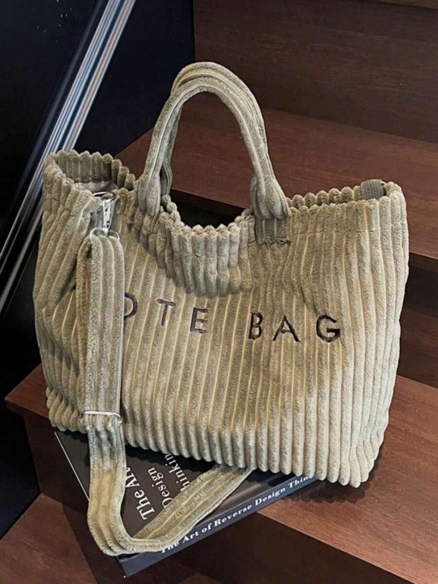 SHEIN ZIELONA TOREBKA NA RAMIĘ S07__44X12X30CM