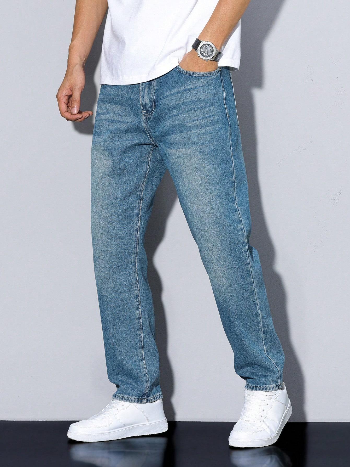 SHEIN NIEBIESKIE SPODNIE JEANS S06__S