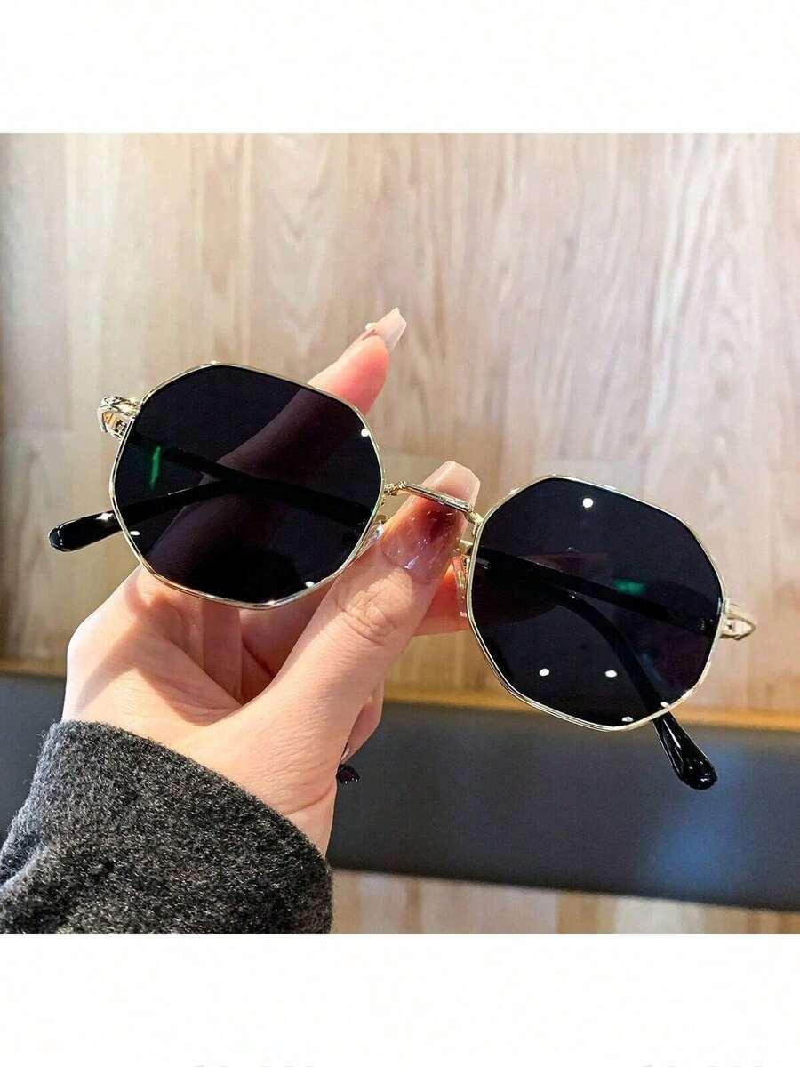 SHEIN CZARNE OKULARY PRZECIWSŁONECZNE S07
