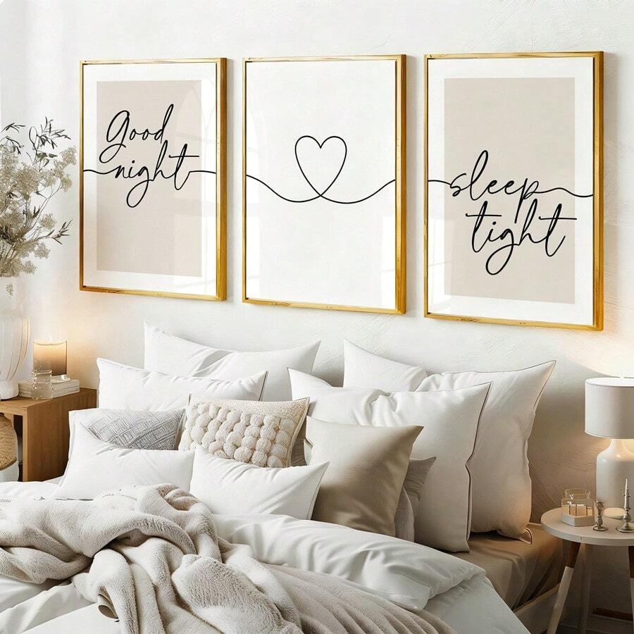 SHEIN PLAKAT NA ŚCIANĘ 3-PACK S07__40X50CM