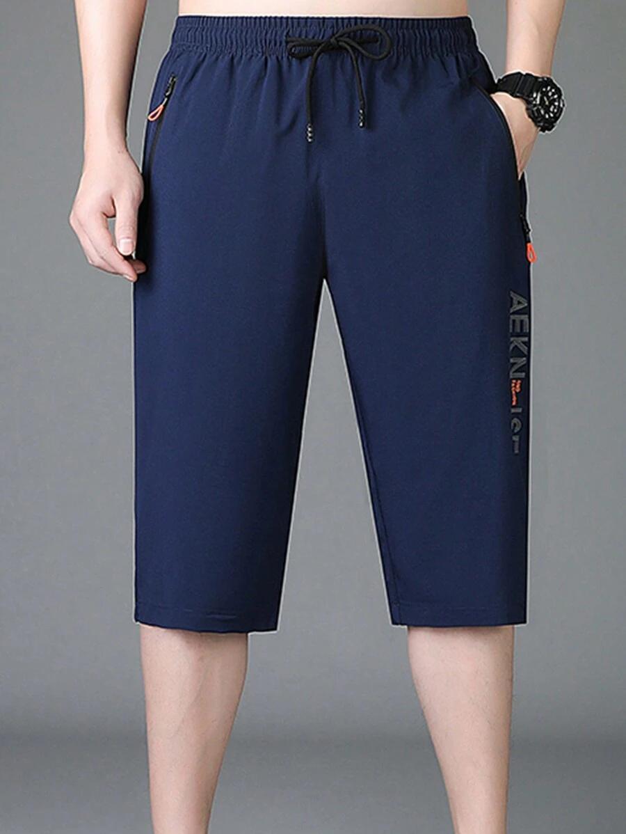 SHEIN GRANATOWE SPODENKI KIESZENIE S06__S