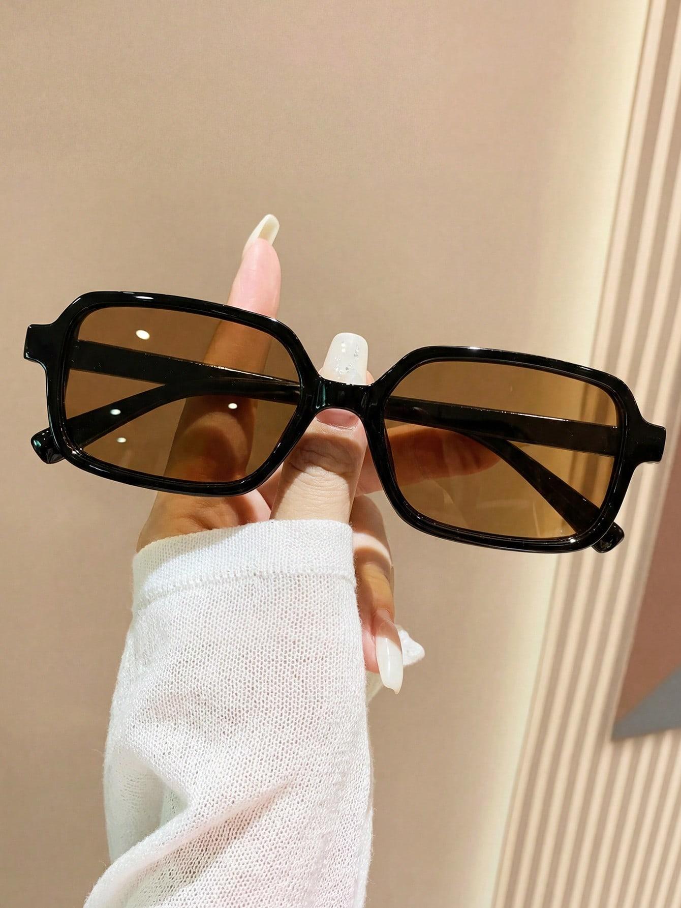SHEIN CZARNE OKULARY PRZECIWSŁONECZNE