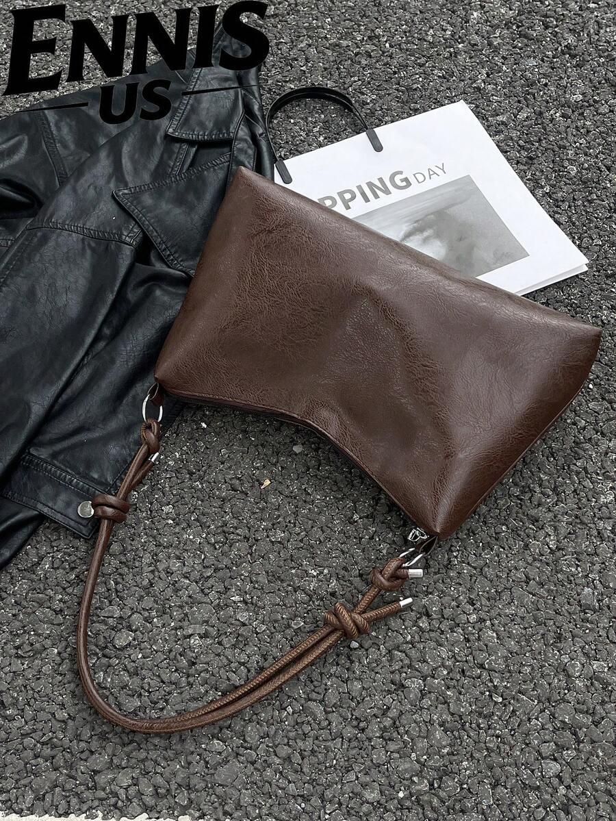 SHEIN BRĄZOWA TOREBKA NA RAMIĘ S07__22X33XM