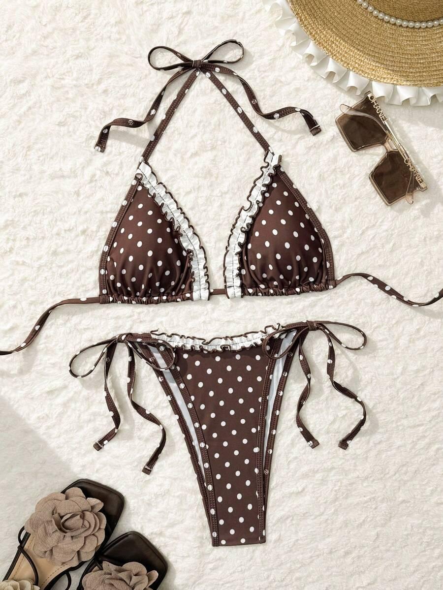 SWIM MOD DWUCZĘŚCIOWY STRÓJ KĄPIELOWY W GROSZKI S09__M