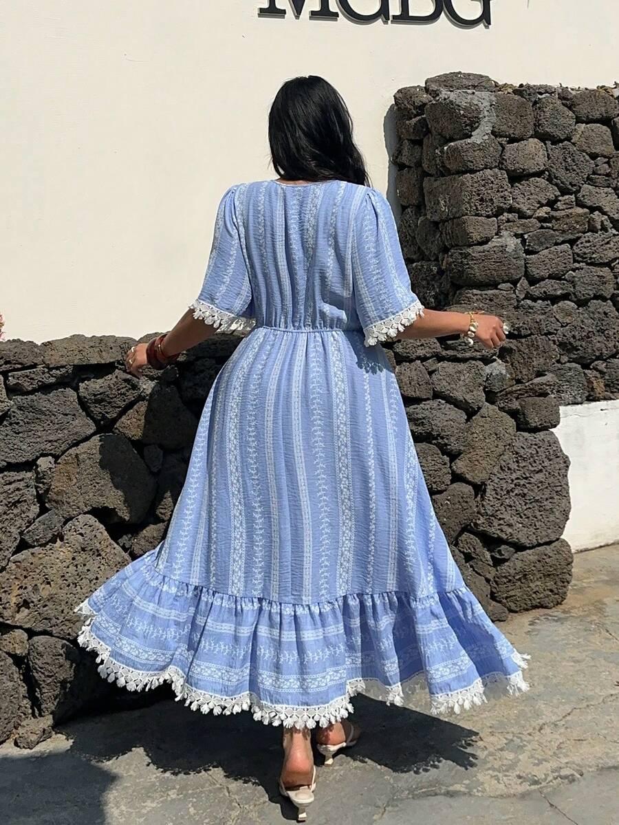 SHEIN NIEBIESKA MAXI SUKIENKA S06__48