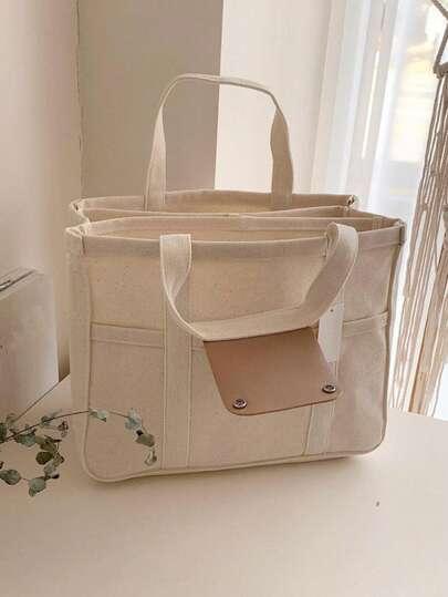 SHEIN BEŻOWA TOREBKA NA RAMIĘ S07__29X15X25CM