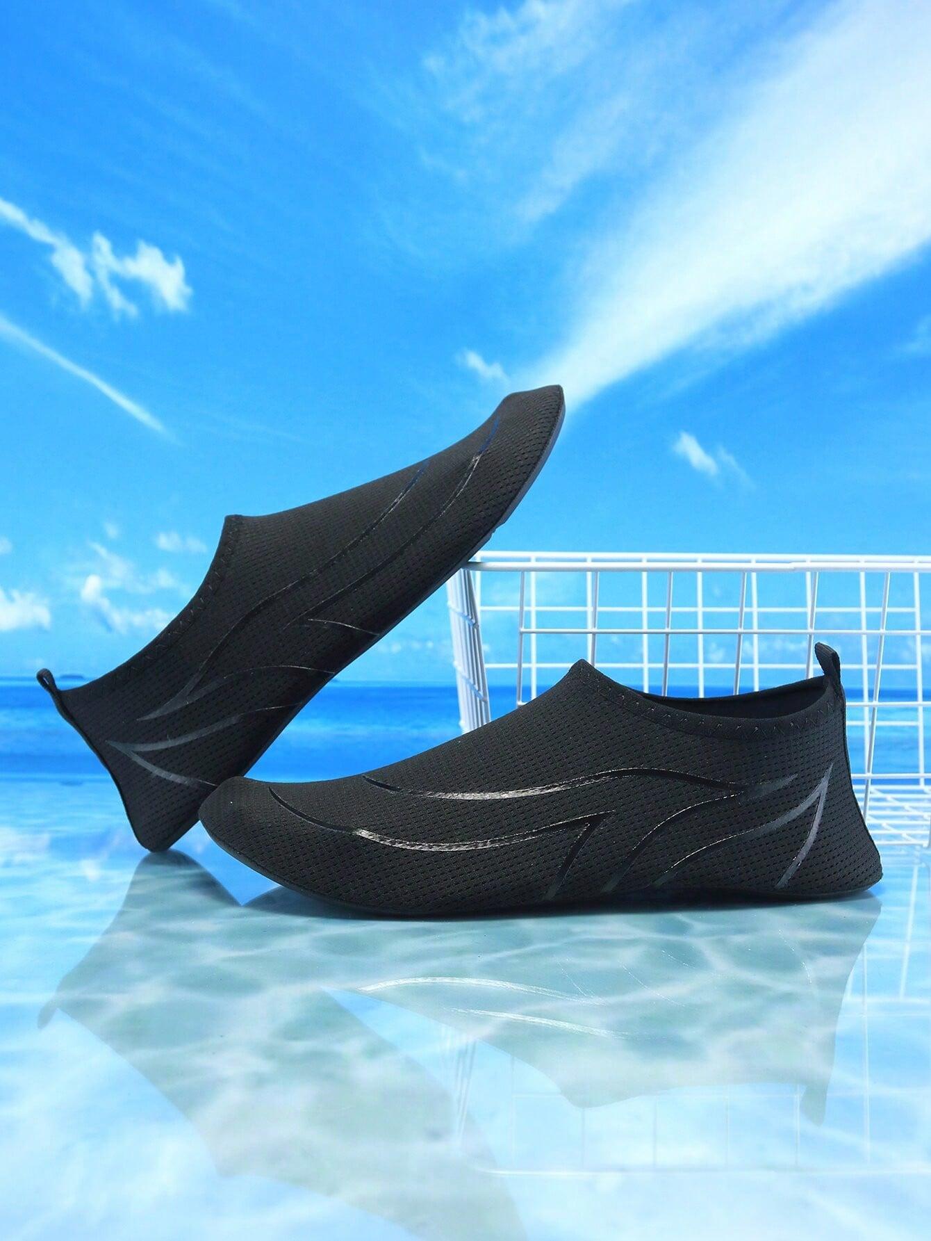 SHEIN CZARNE BUTY NA PLAŻĘ S06__38-39