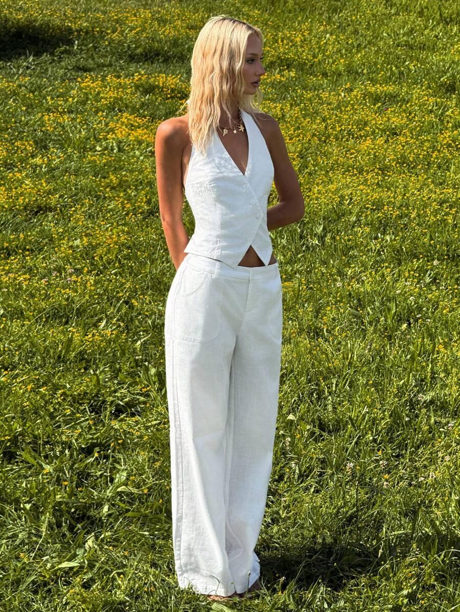 SHEIN SPODNIE TOP KOMPLET S06__S