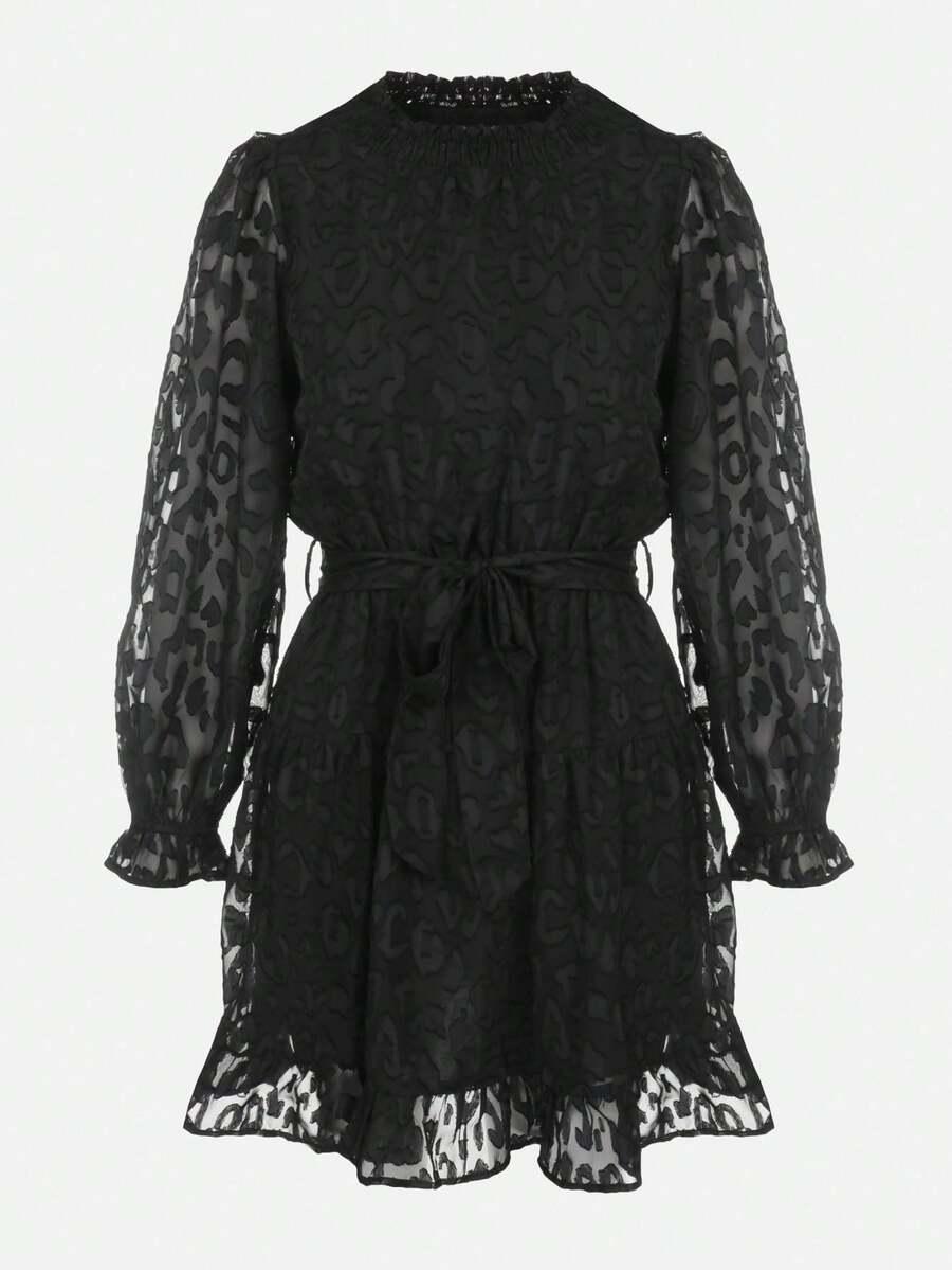 SHEIN CZARNA MINI SUKIENKA S06__S/M
