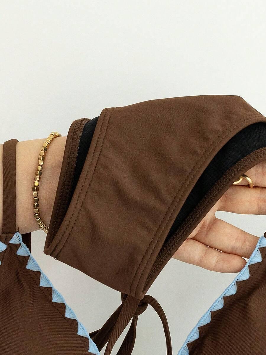 SHEIN DWUCZĘŚCIOWY STRÓJ KĄPIELOWY S09__M