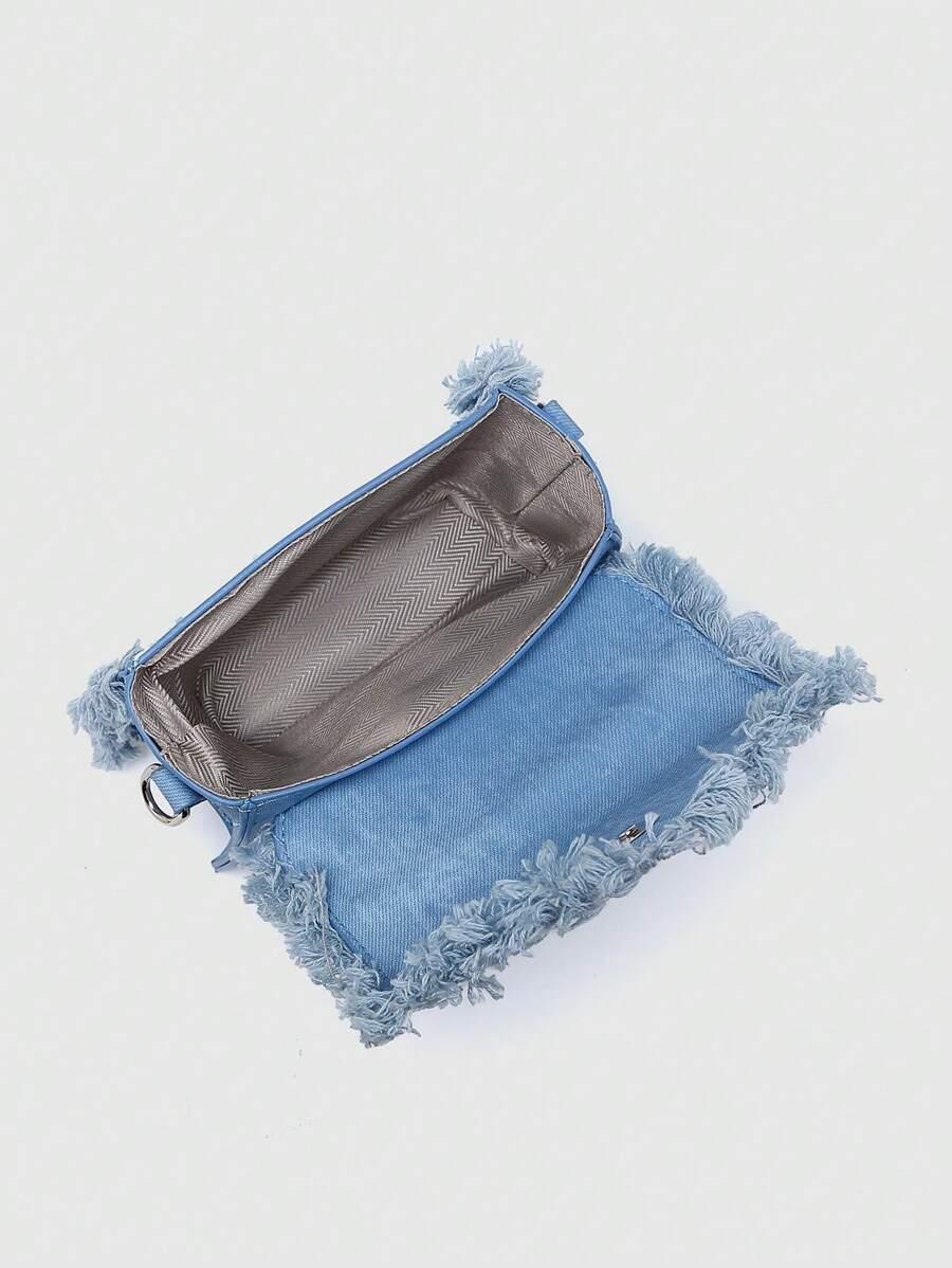SHEIN NIEBIESKA TOREBKA ZDOBIENIE S07__17X6X11CM