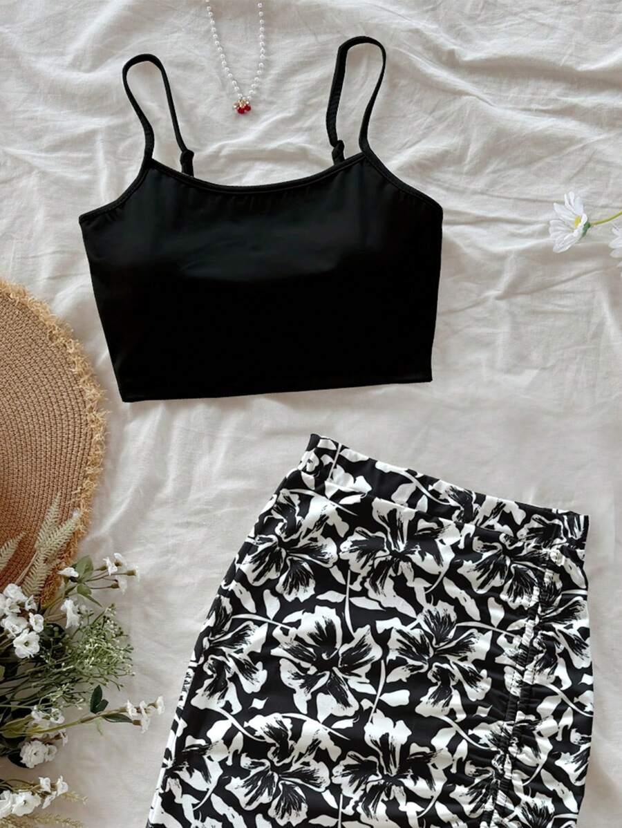 SHEIN TOP SPÓDNICA KOMPLET S06__XS