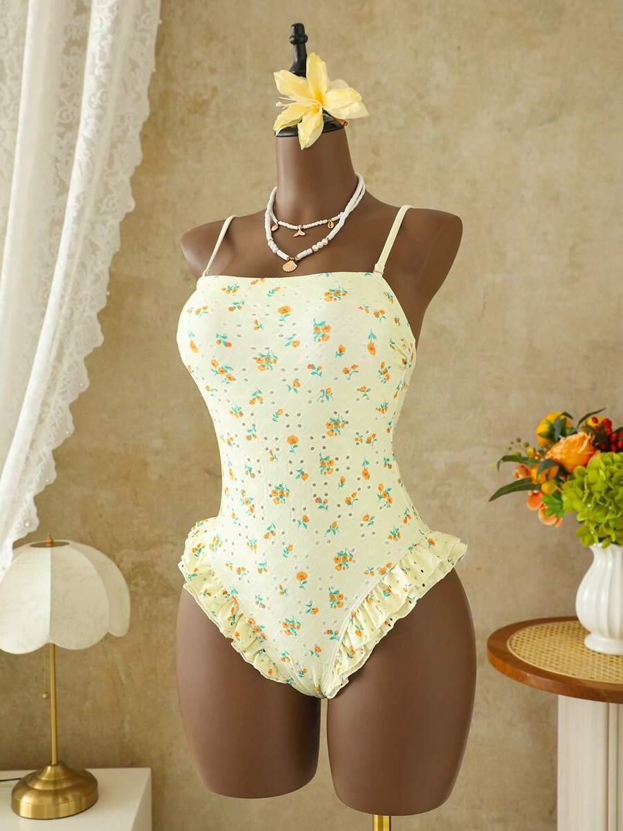 SHEIN JEDNOCZĘŚCIOWY STRÓJ KĄPIELOWY S09__M