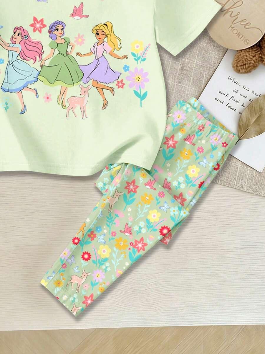 SHEIN T-SHIRT LEGGINSY KOMPLET S06__86-92