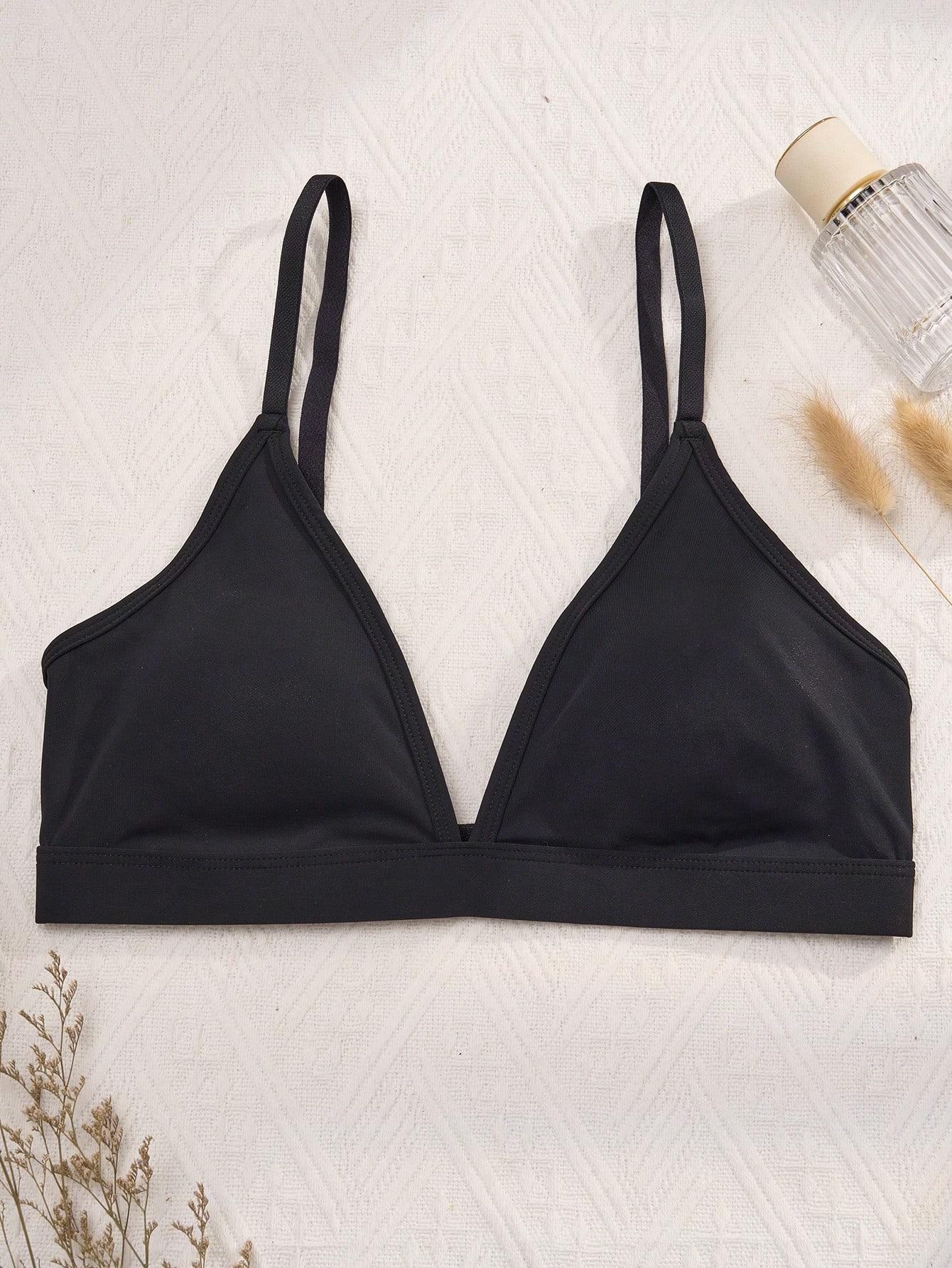 SHEIN CZARNY BIUSTONOSZ PRĄŻKI S06__L