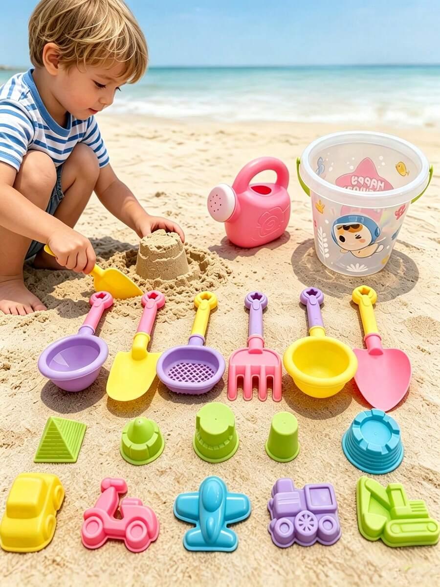 SHEIN ZESTAW PLAŻOWY AKCESORIA DO PIASKOWNICY 18-PACK S07