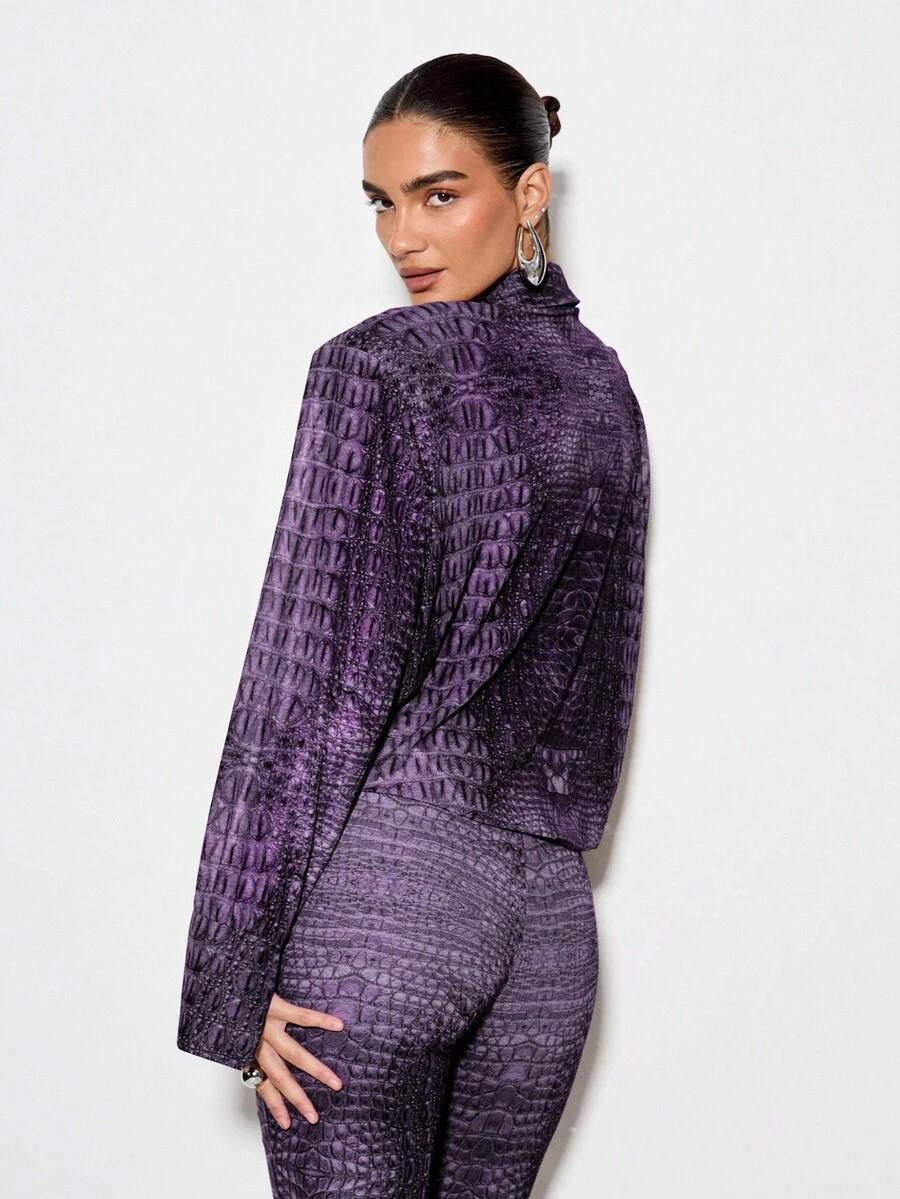 KIZN FIOLETOWE BODY WZÓR S06__M