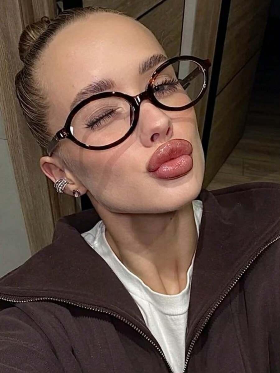 SHEIN CZARNE OKULARY ZERÓWKI S07__