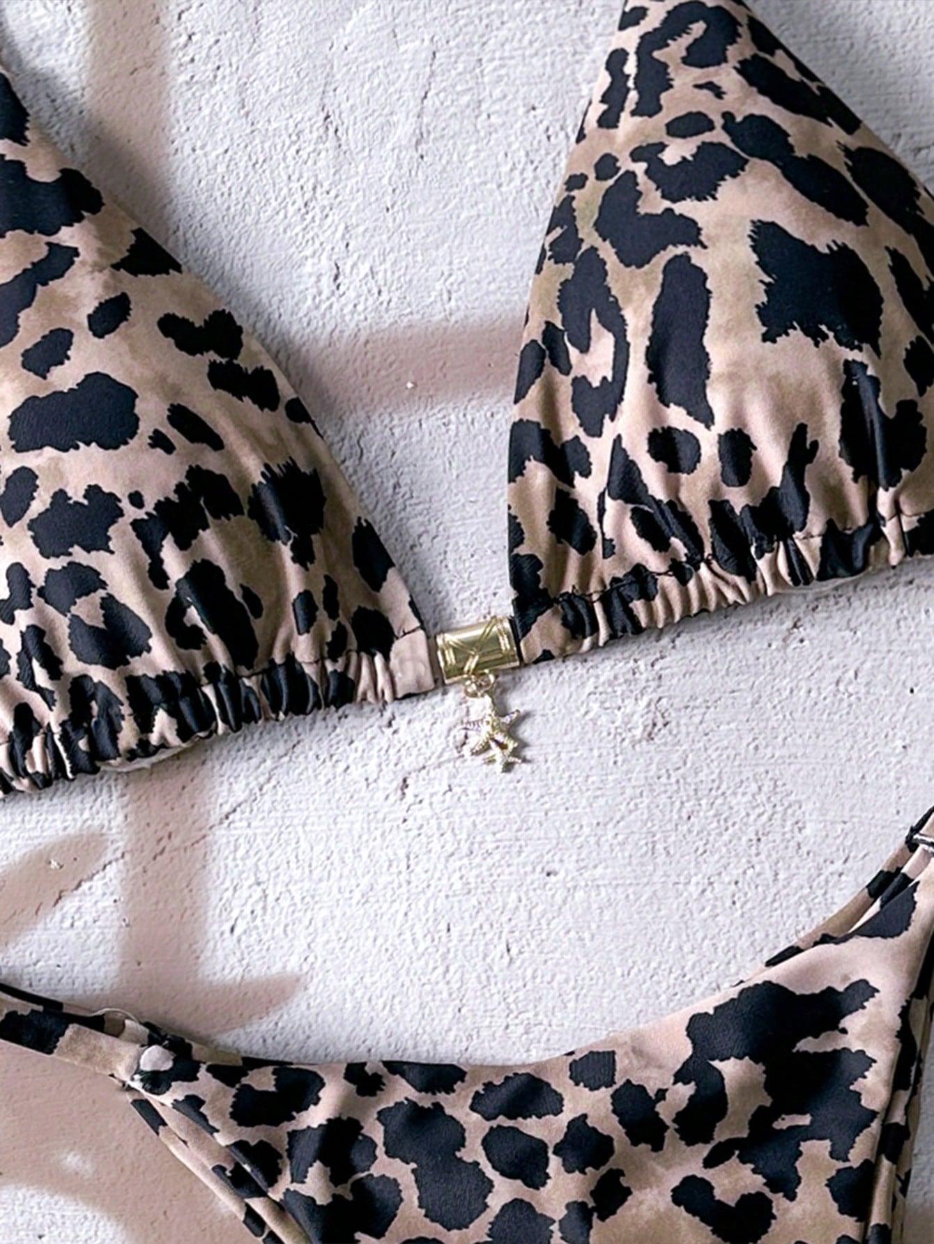 SHEIN DWUCZĘŚCIOWY STRÓJ KĄPIELOWY S09__M