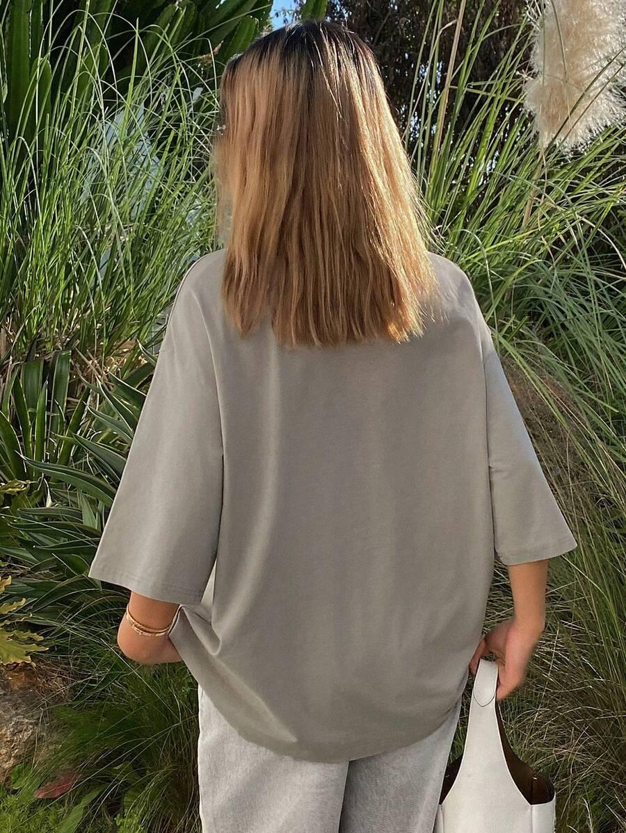 LIVESSO SZARY T-SHIRT CASUAL S06__XL